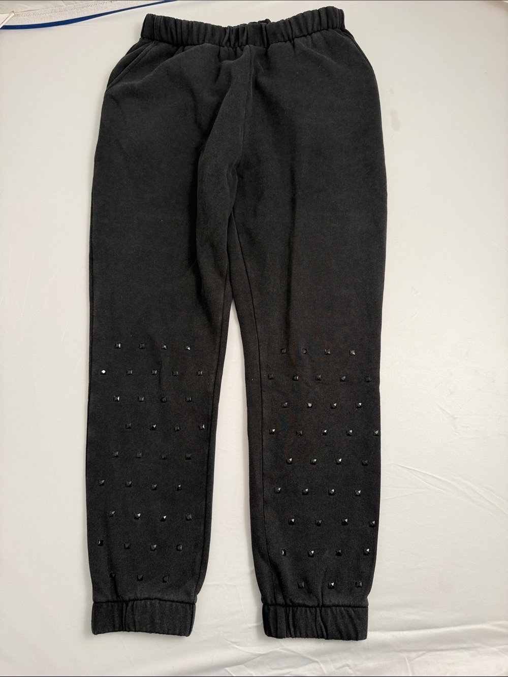 Vintage Havana washed black studded jogger pants L